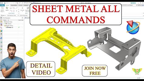 nx sheet metal tutorial|nx sheet metal flat pattern.